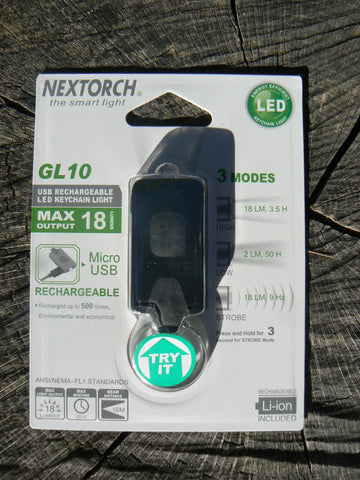 Mini torcia NexTorch NXGL10B a led USB Ricaricabile LED