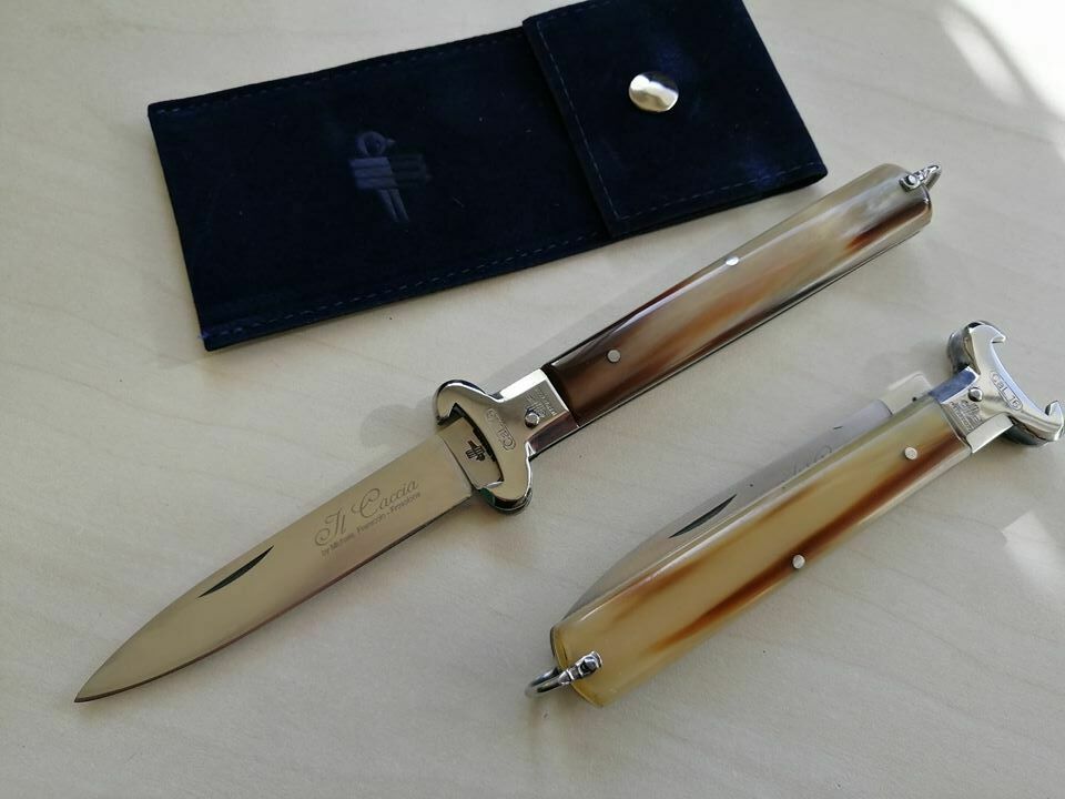 Coltello Tradizionale Sfilato Caccia corno autentico knife